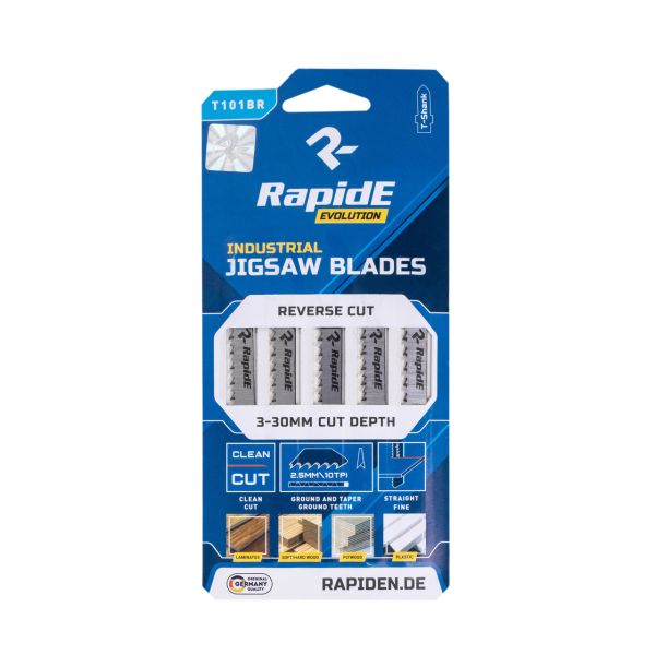 Полотно пильное для лобзика T101BR Rapide (Germany) 5 штук