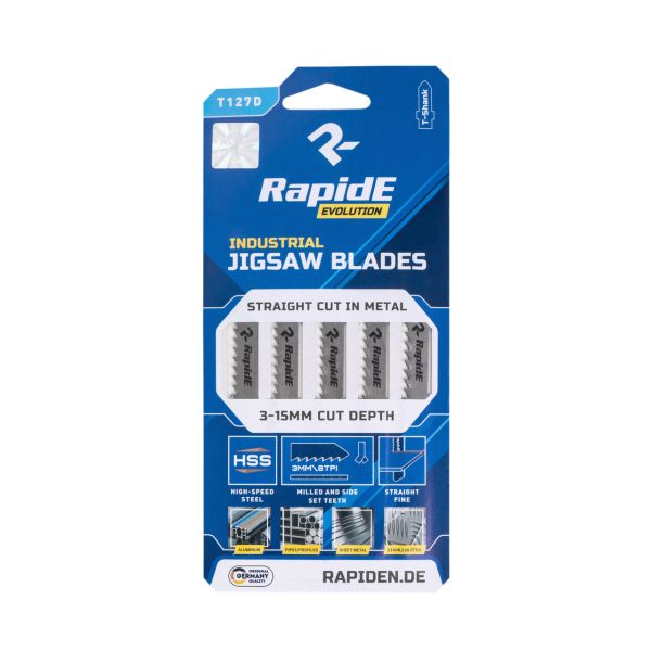 Полотно пильное для лобзика T127D Rapide (Germany) 5 штук