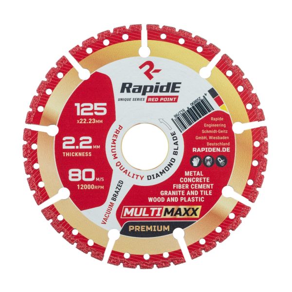 Алмазный Диск 125х22.23 MultiMAXX Rapide Универсальный 5в1