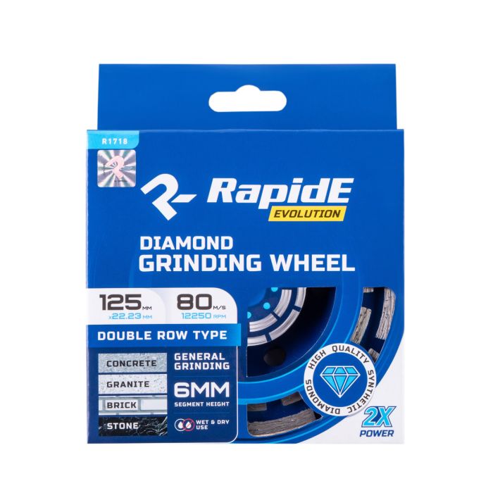 Алмазный шлифовальный диск 125х22.23 Rapide Double Row