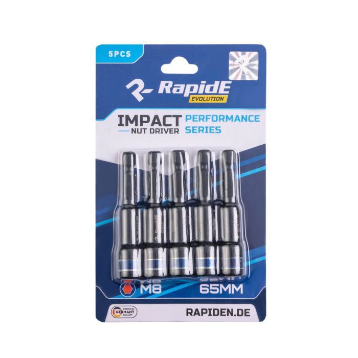 Бита 8х65мм IMPACT Rapide под кровельный саморез  (Головка шестигранная)
