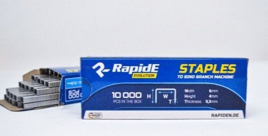 Скоби для тапенера Rapide EVO Rapide R9001 (тапінер) для підв'язки рослин