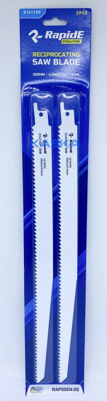 Пильное полотно для сабельных пил RapidE Sabre Blade - S1411DF (2 Штук)