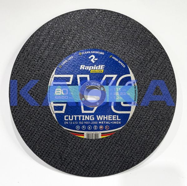 Отрезной круг 115x1.2x22.23 RapidE Abrasive EVOLUTION