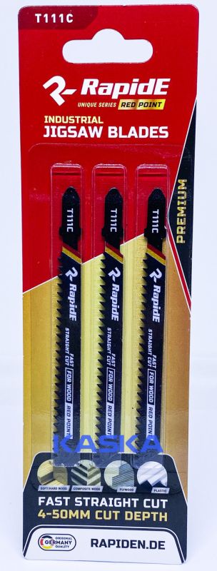 Пилочки до електролобзика T111C PREMIUM RapidE RED POINT