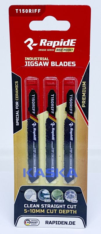 Пилочки до електролобзика T150RIFF PREMIUM RapidE RED POINT з алмазним напиленням