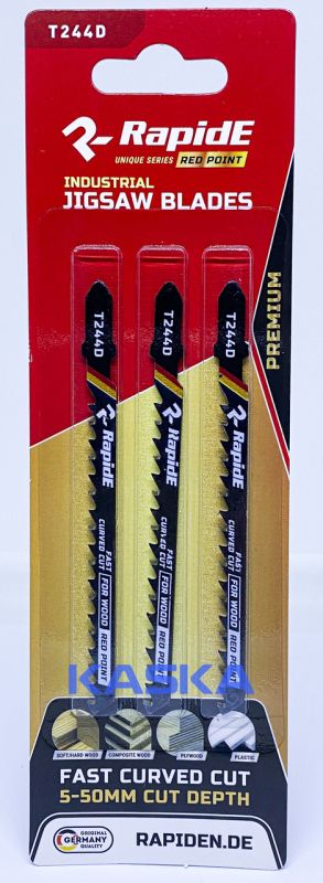 Пилочки до електролобзика T244D PREMIUM RapidE RED POINT