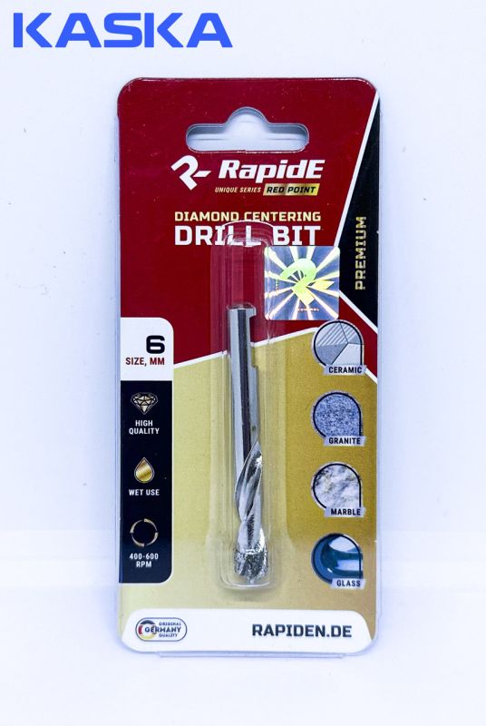 Направлюче алмазне свердло 6mm до коронки RapidE Red Point по керамограніту