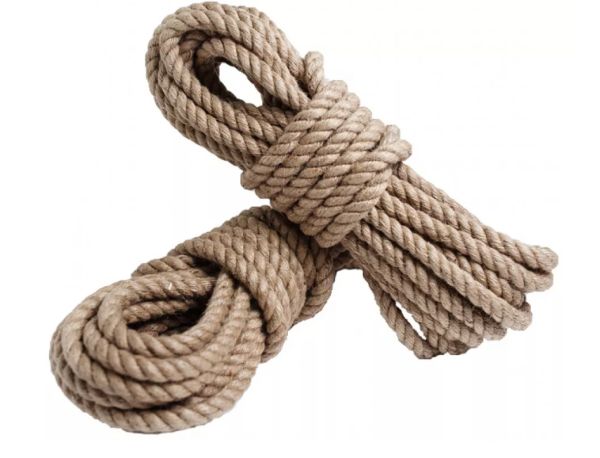 Мотузки джутові 6 мм 50 метрів 2 клас