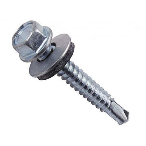 Покрівельний саморіз 4,8х35 з шайбою по дереву Тайвань (500 штук)