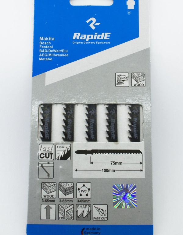 Полотно лобзика RAPIDE T101АО