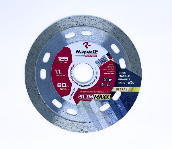 Алмазний диск RapidE SLIMMAXX (ультратонкий 1.1мм) 125x22.2