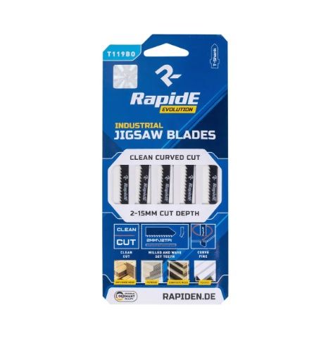 Полотно пильное для лобзика T119BO Rapide (Germany) 5 штук