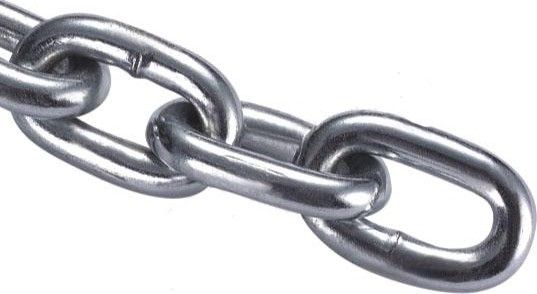 Ланцюг оцинкований коротка ланка 4 мм