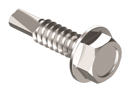 Покрівельний саморіз по металу з довгим буром 5,5х50 Тайвань